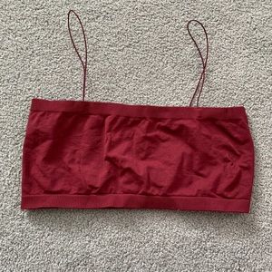 Red Bandeau Top/ Bralette